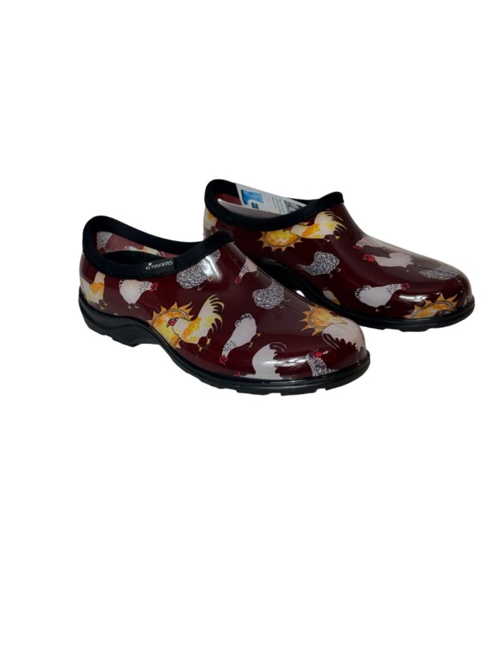 Sloggers Chicken Waterproof Rain Clogs Garden Shoes Size 9 Rooster Slip On USA
